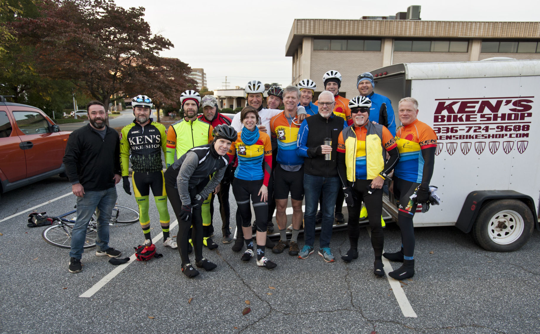 Solar Bears ride for Cancer Services